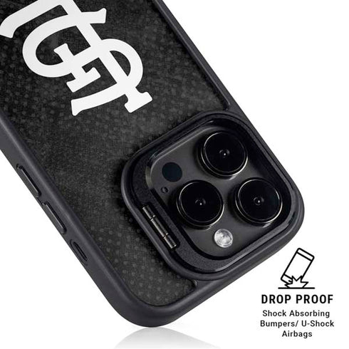 MLB St Louis Cardinals Dark Wash iPhone 14 Pro Kickstand Case